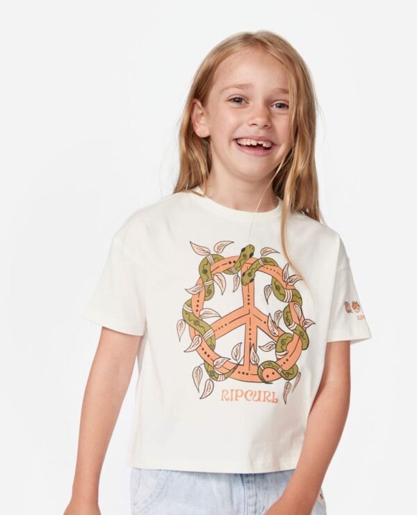 Alternative view of Earth Waves Peace Tee - Kids (1-8 years)