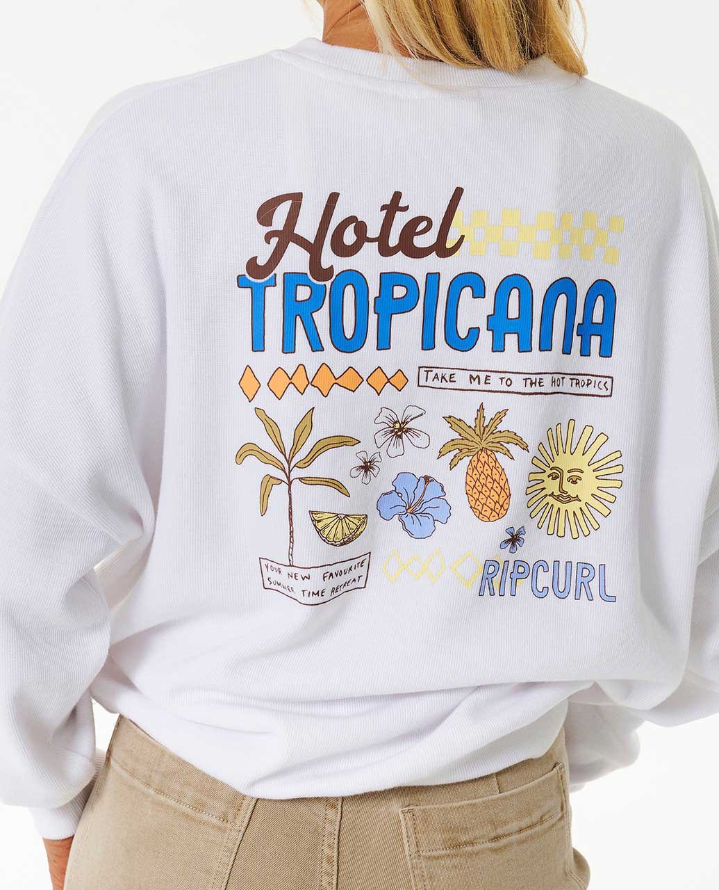Tropicana Drop Shoulder Crew - Image 4