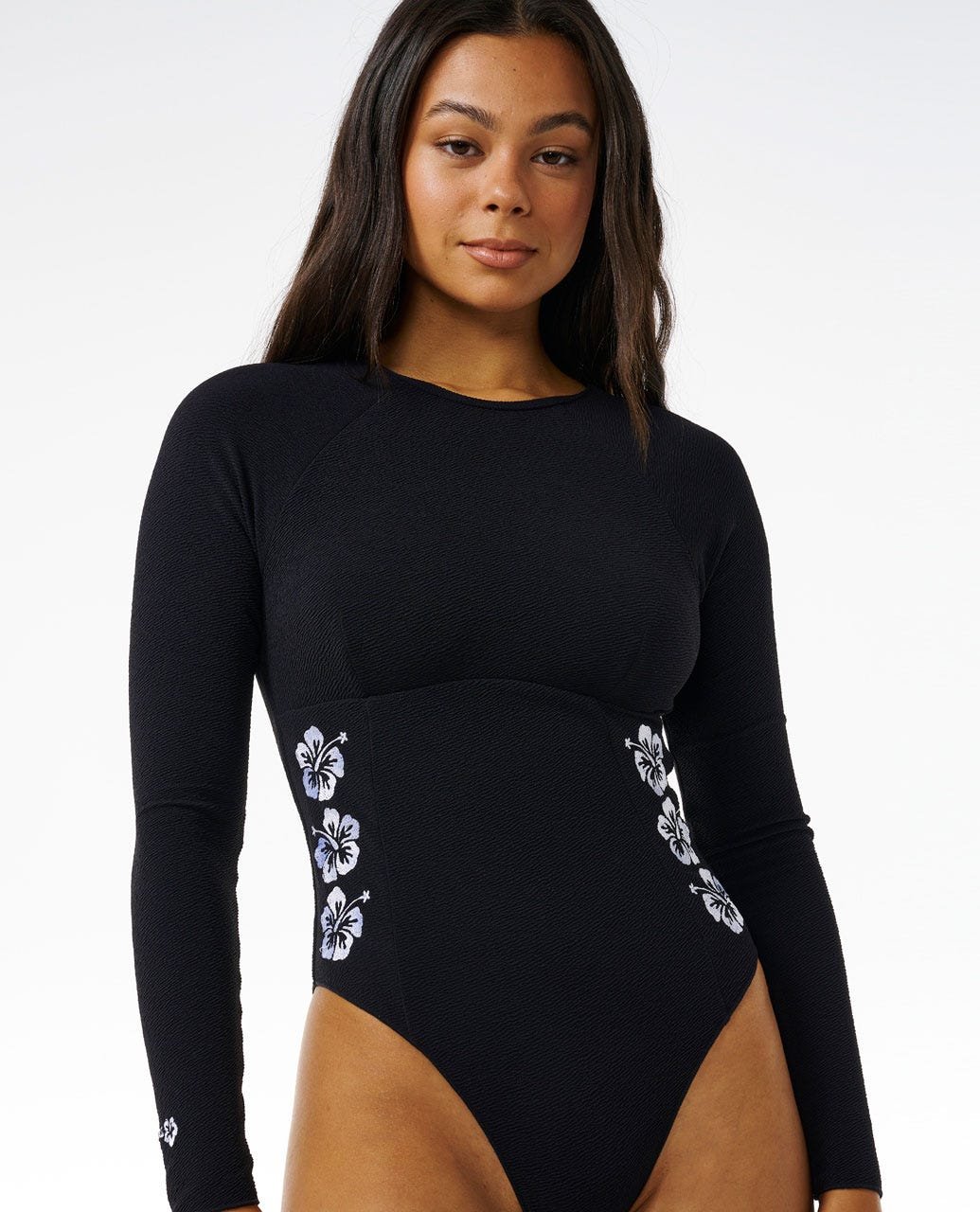 Hibiscus High Leg Surfsuit - Image 4