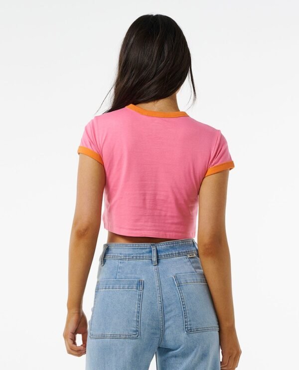 Alternative view of Hibiscus Heat Baby Tee