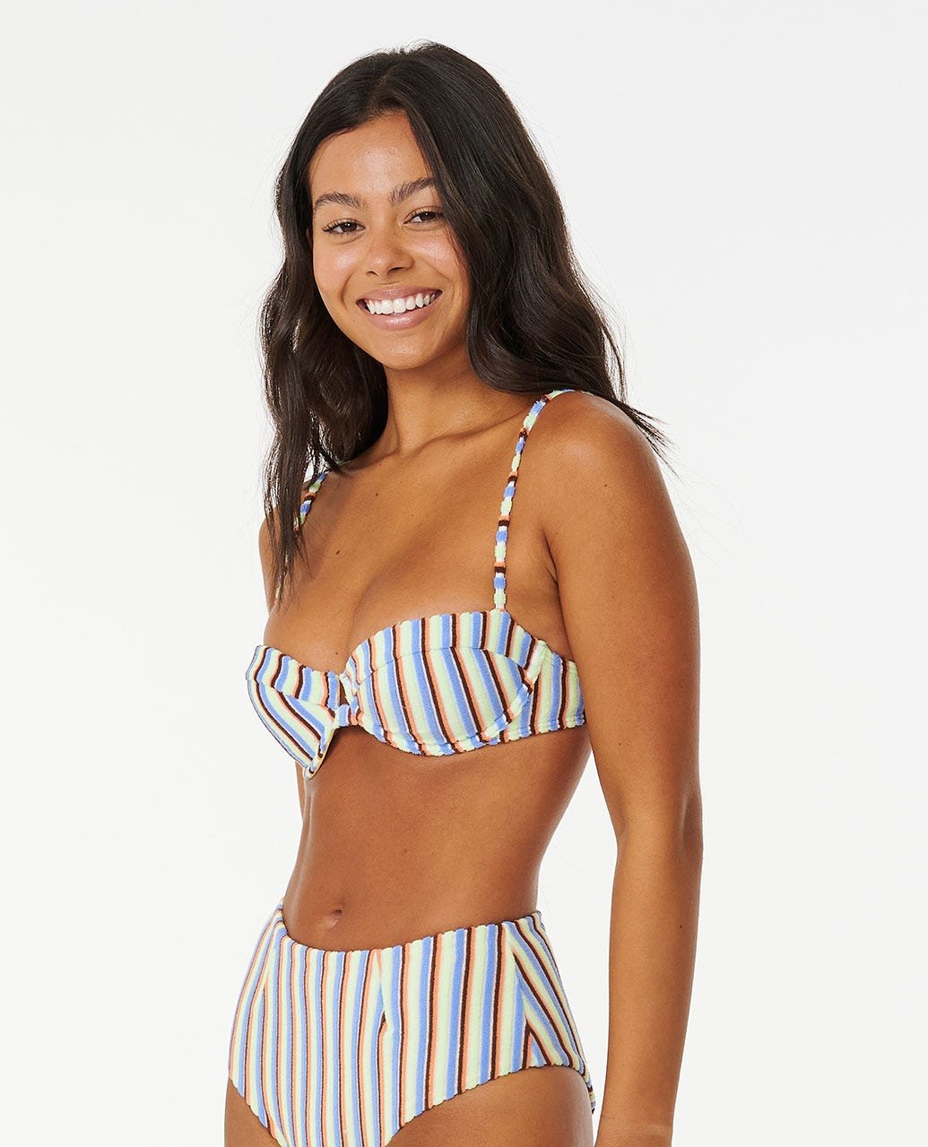 Tropics Stripe Balconette BIkini Top - Image 3