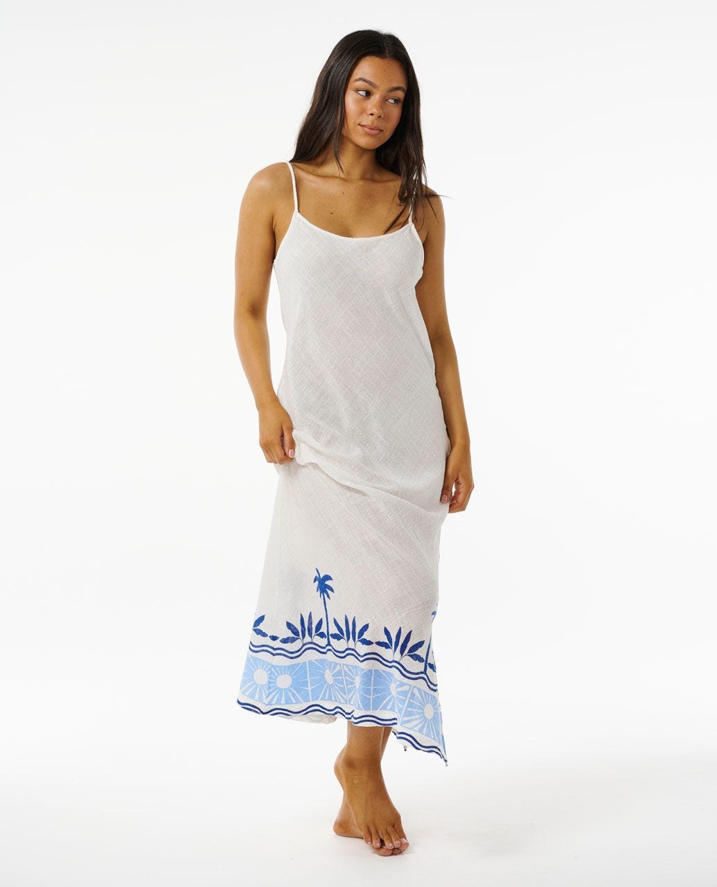 Santorini Sun Printed Maxi Dress - Image 3