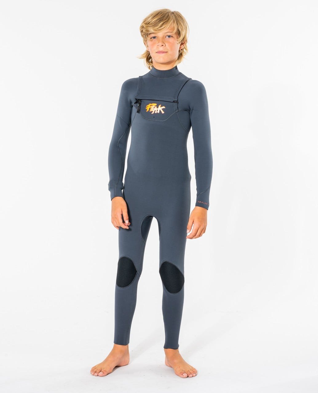 Peak Junior Climax Pro 3/2 GB Sealed Chest Zip Wetsuit - Image 3