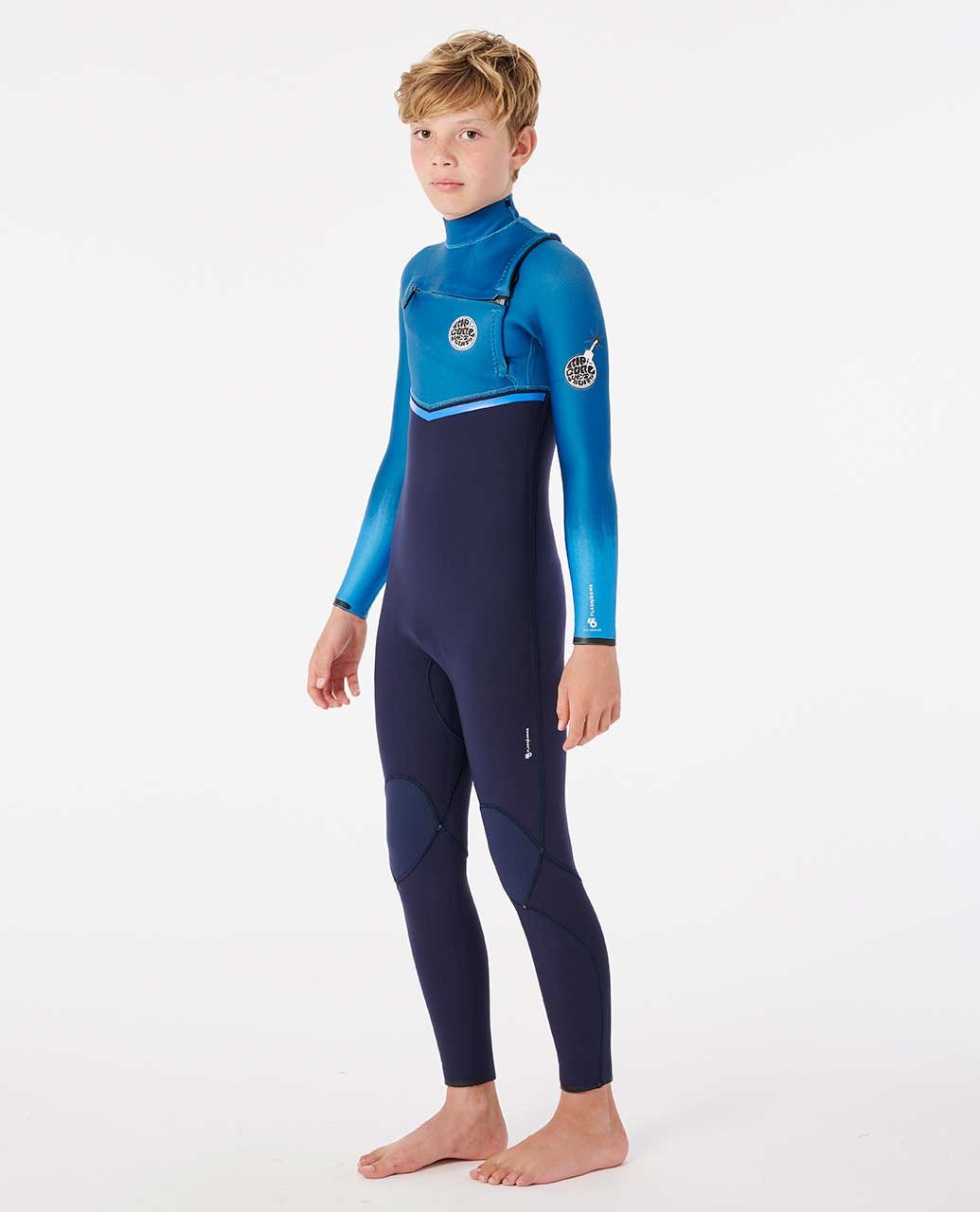 Junior Flashbomb 4/3 Chest Zip Wetsuit - Image 2