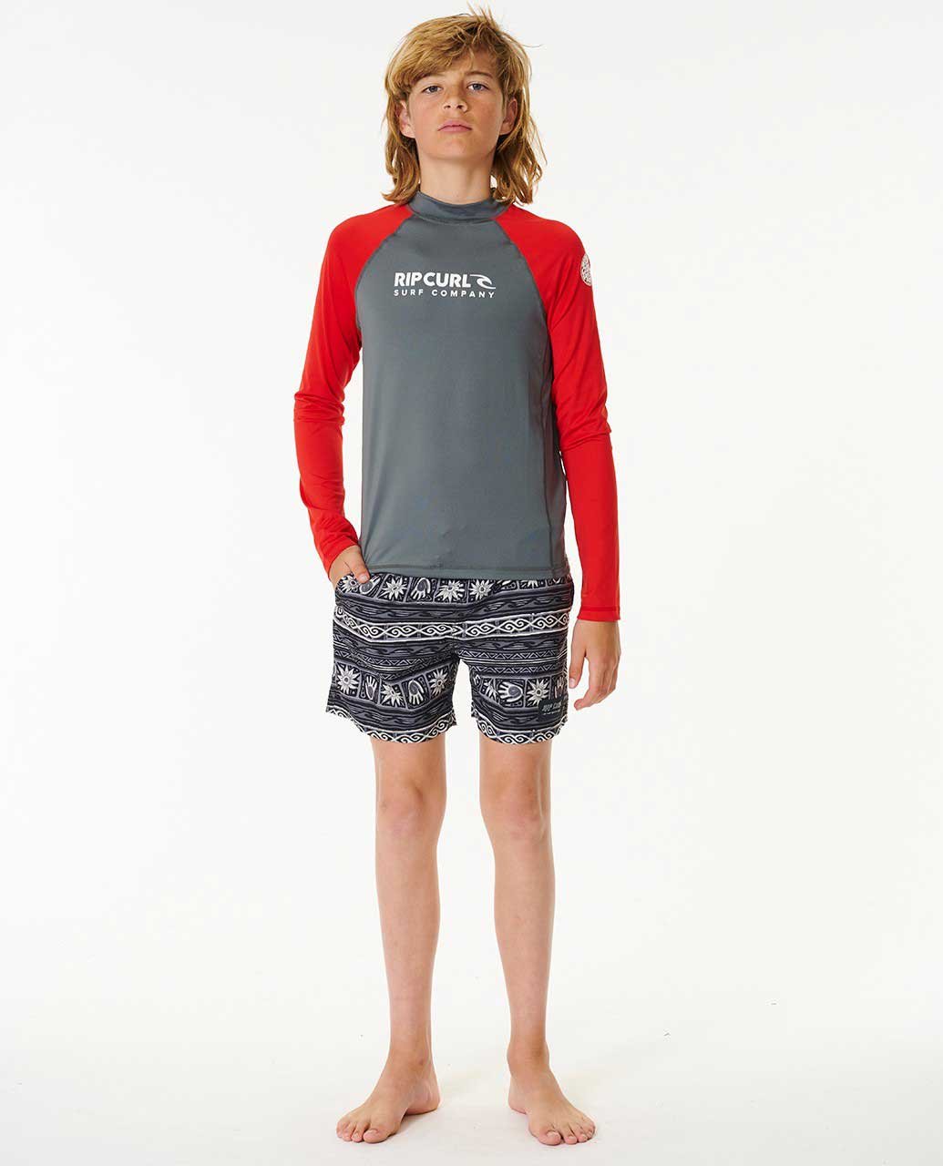 Shock UV Long Sleeve Rash Vest - Boys (8-16 years) - Image 3