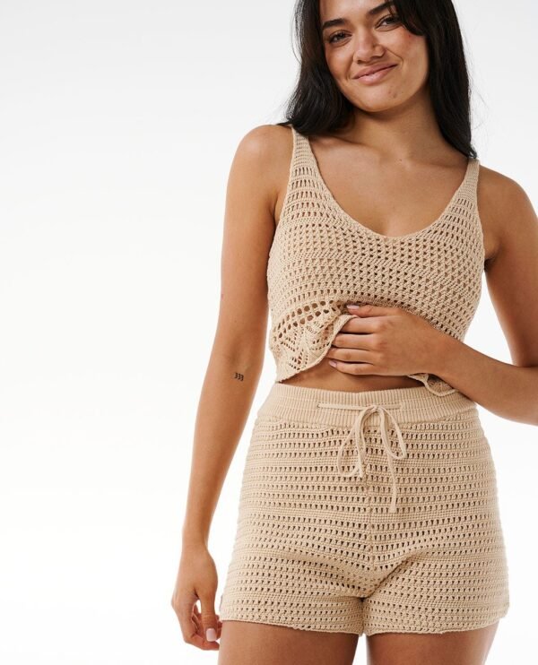 Seas Of Dreams Crochet Shorts