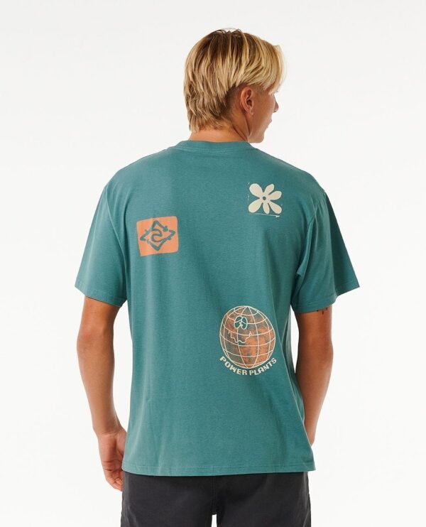 Alternative view of Saltwater Culture Power Plants Tee