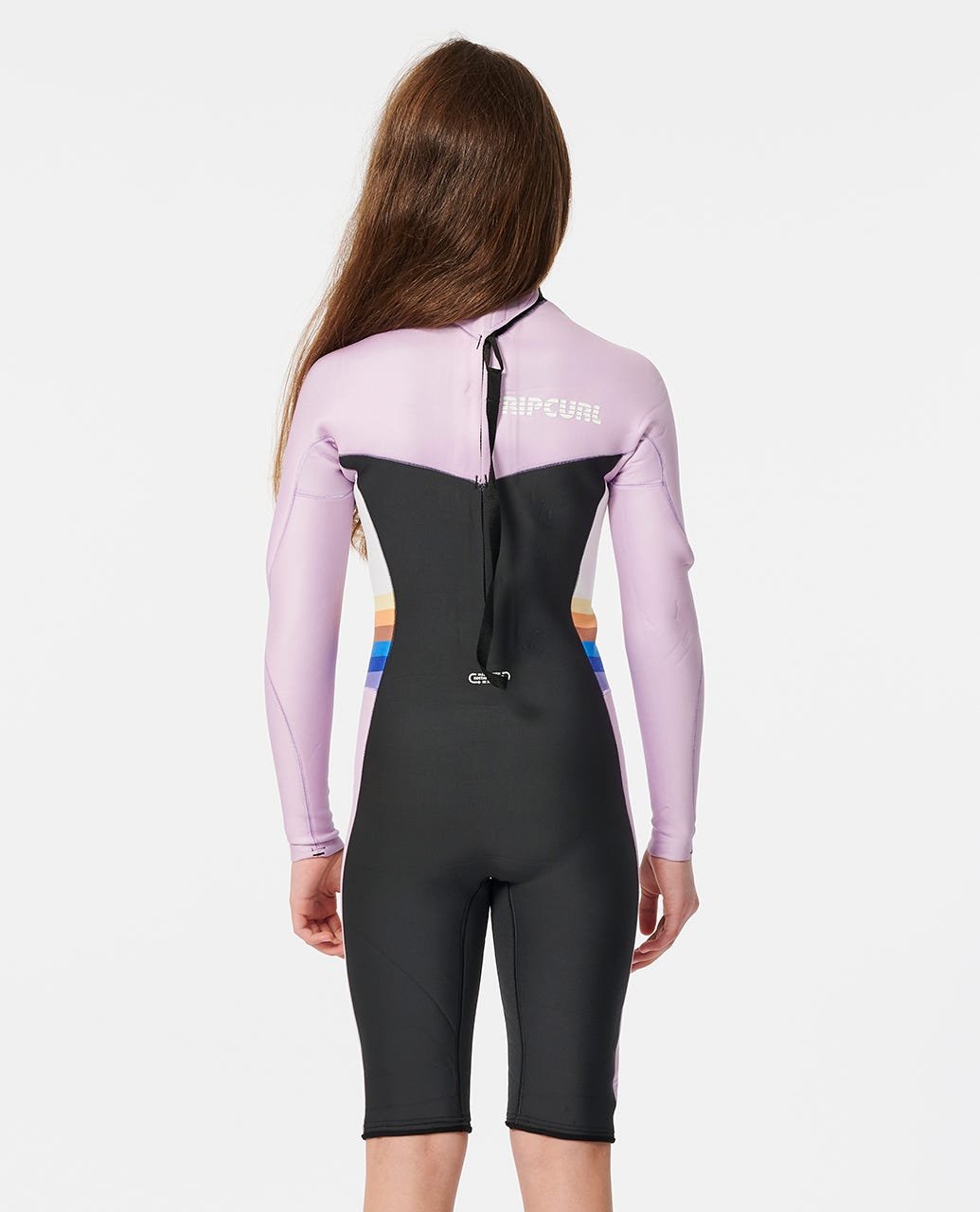 Girls Dawn Patrol 2mm Back Zip Long Sleeve Springsuit - Image 2