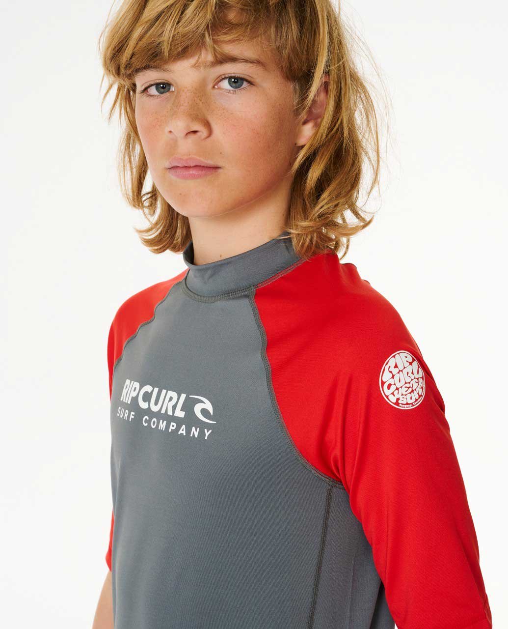 Shock UV Short Sleeve Rash Vest - Boys (8-16 years) - Image 4