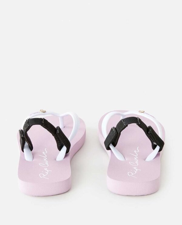 Alternative view of Script Wave Bloom Open Toe Girls Sandals